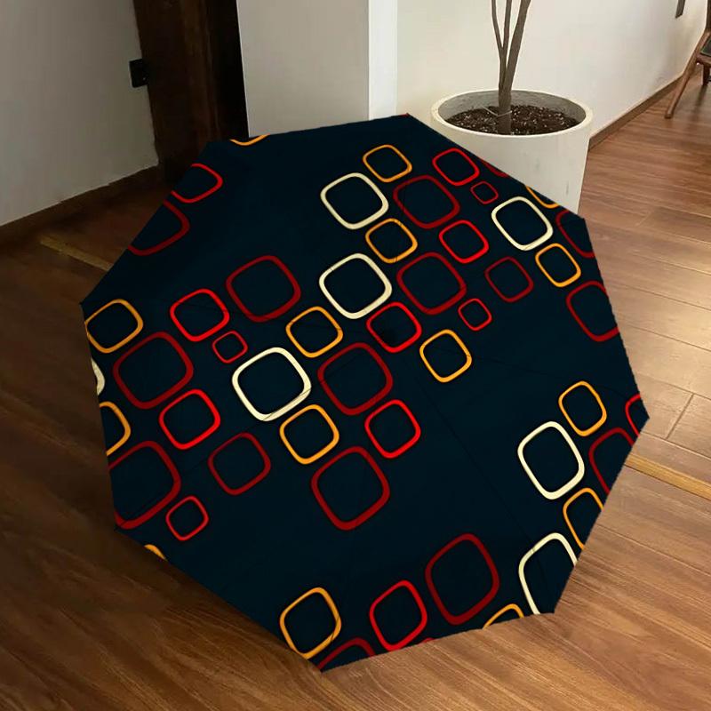 1pc Geometric Pattern Automatic Folding Umbrella - Portable Collapsible Design, 8-Rib Iron Frame, Casual Outdoor Accessory yy251215248
1pc Geometric Pattern Automatic Folding Umbrella - Portable Collapsible Design, 8-Rib Iron Frame, Casual Outdoor Accessory yy251215248