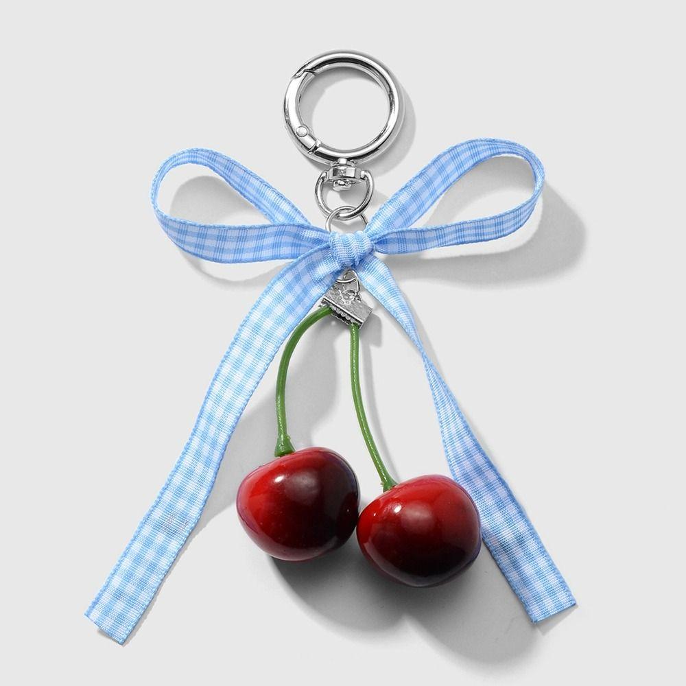 Keyring Cherry Pendant Phone Chains Ballet Style Pendant Ribbon Bow Keychain Women Girls Style 7
Keyring Cherry Pendant Phone Chains Ballet Style Pendant Ribbon Bow Keychain Women Girls Style 7