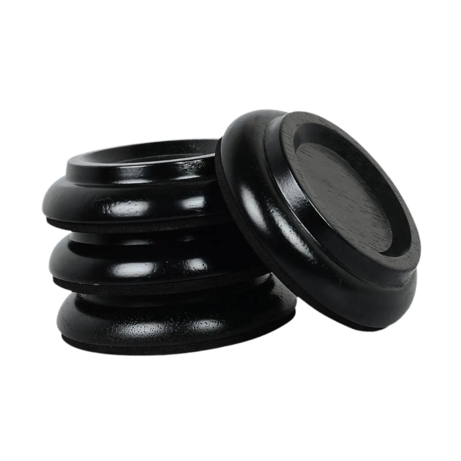 4 шт. Круглі підкладки для ніжок піаніно з бука, Набір чашок для роликів для піаніно, Аксесуари чорний
4 шт. Круглі підкладки для ніжок піаніно з бука, Набір чашок для роликів для піаніно, Аксесуари чорний