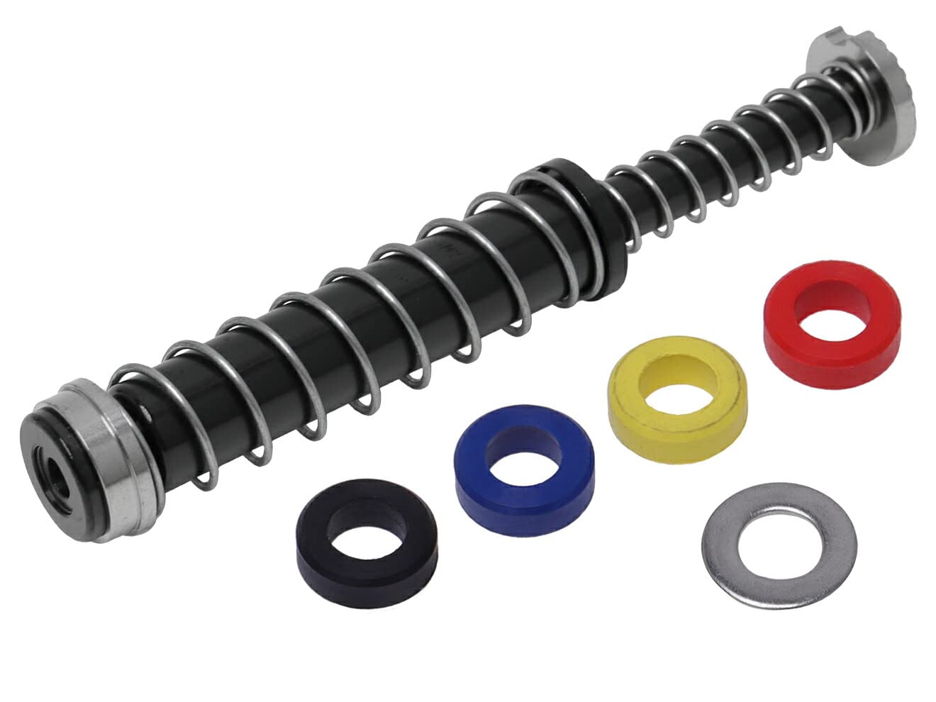 COWCOW TECHNOLOGY Направляющая возвратной пружины из нержавеющей стали TiALN черная для UMAREX G17 Gen5
COWCOW TECHNOLOGY Направляющая возвратной пружины из нержавеющей стали TiALN черная для UMAREX G17 Gen5