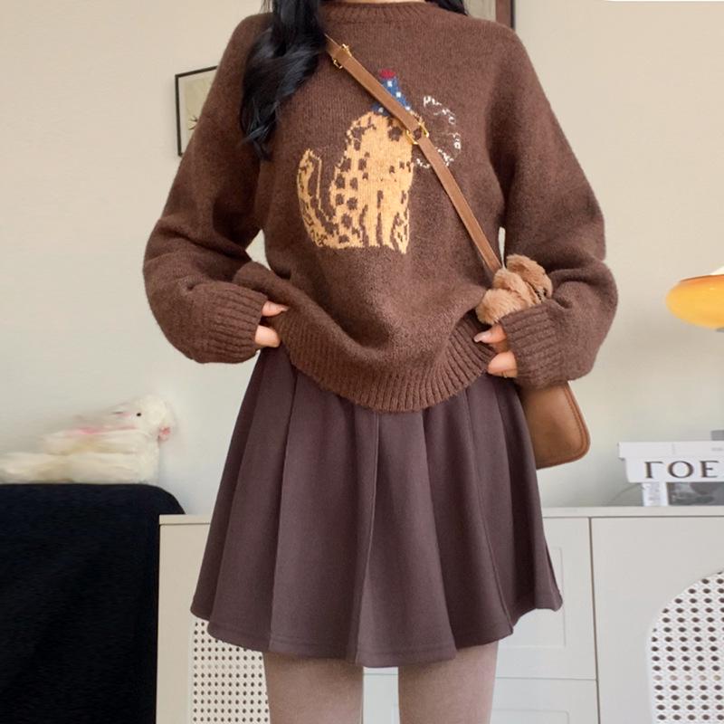 White Pleated High-Waisted A-Line Skirt for Women - Autumn 2026 Collection, Petite and Slimming Casual Short Skirt XL колір темно кави
White Pleated High-Waisted A-Line Skirt for Women - Autumn 2026 Collection, Petite and Slimming Casual Short Skirt XL колір темно кави