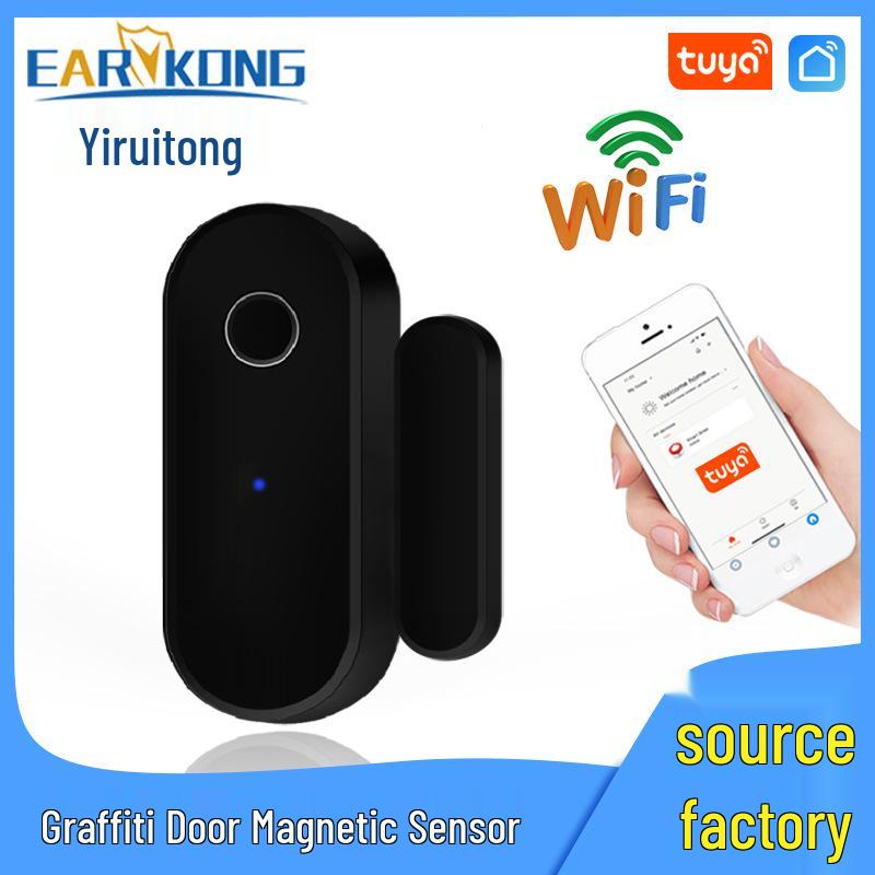 Graffiti Smart WiFi Door/Window Sensor & Intrusion Detector with Mobile App Monitoring - Black чёрный
Graffiti Smart WiFi Door/Window Sensor & Intrusion Detector with Mobile App Monitoring - Black чёрный