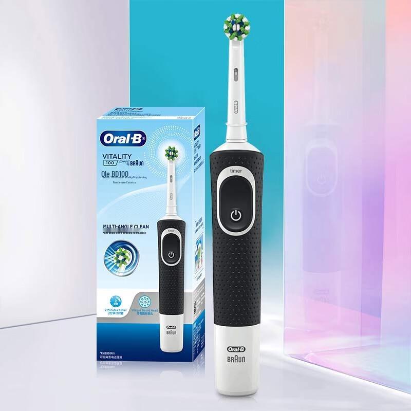 Oral-B D100 Vitality Rechargeable Electric Toothbrush
Oral-B D100 Vitality Rechargeable Electric Toothbrush