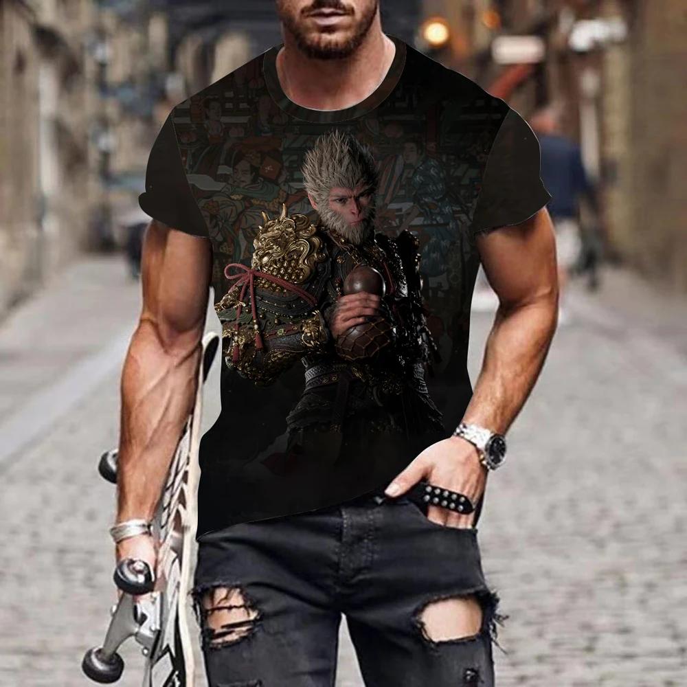 2024 Детская футболка для взрослых, супербольшая, Wukong, новый топ и футболка, повседневная фантазийная одежда, узор, мужская футболка с принтом, мужская 6XL
2024 Детская футболка для взрослых, супербольшая, Wukong, новый топ и футболка, повседневная фантазийная одежда, узор, мужская футболка с принтом, мужская 6XL