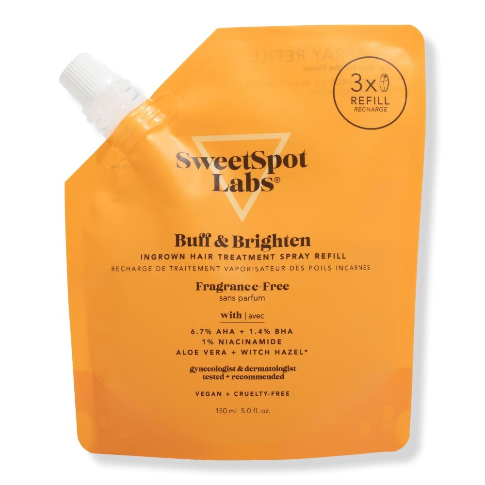 SweetSpot Labs Buff Brighten Спрей для лечения вросших волос, сменная упаковка, 5 унций
SweetSpot Labs Buff Brighten Спрей для лечения вросших волос, сменная упаковка, 5 унций
