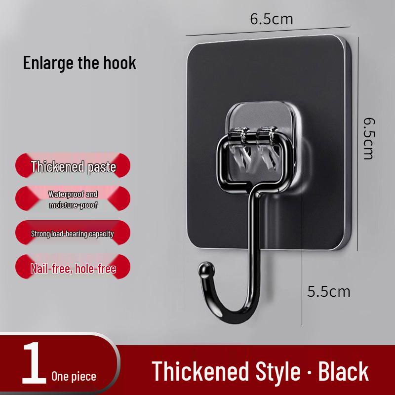 5-Pack Seamless Strong Adhesive Hooks for Kitchen, Bathroom, and Dormitory Walls
5-Pack Seamless Strong Adhesive Hooks for Kitchen, Bathroom, and Dormitory Walls