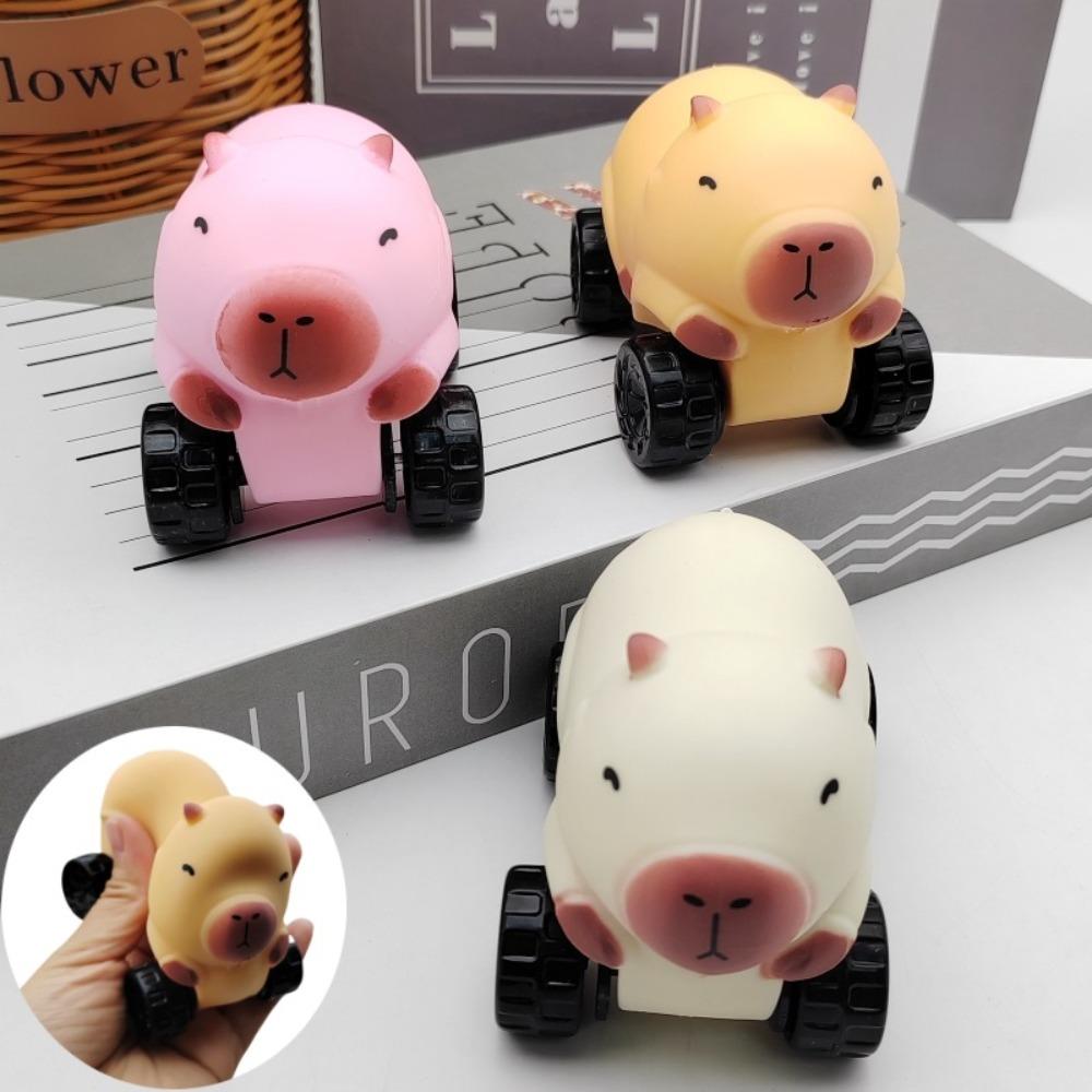 High Elasticity Capybara Squeeze Toy with Wheel Cute Pinch Toy Capybara Fidget Toy Practical Jokes коричневий
High Elasticity Capybara Squeeze Toy with Wheel Cute Pinch Toy Capybara Fidget Toy Practical Jokes коричневий