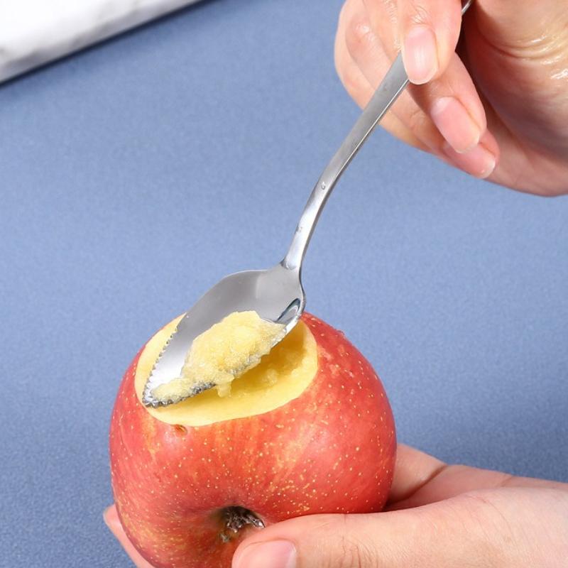 Утолщенная ложка из нержавеющей стали, модная десертная ложка с зубчатым краем, кухонная, обеденная, ложки для фруктов, арбуза
Утолщенная ложка из нержавеющей стали, модная десертная ложка с зубчатым краем, кухонная, обеденная, ложки для фруктов, арбуза