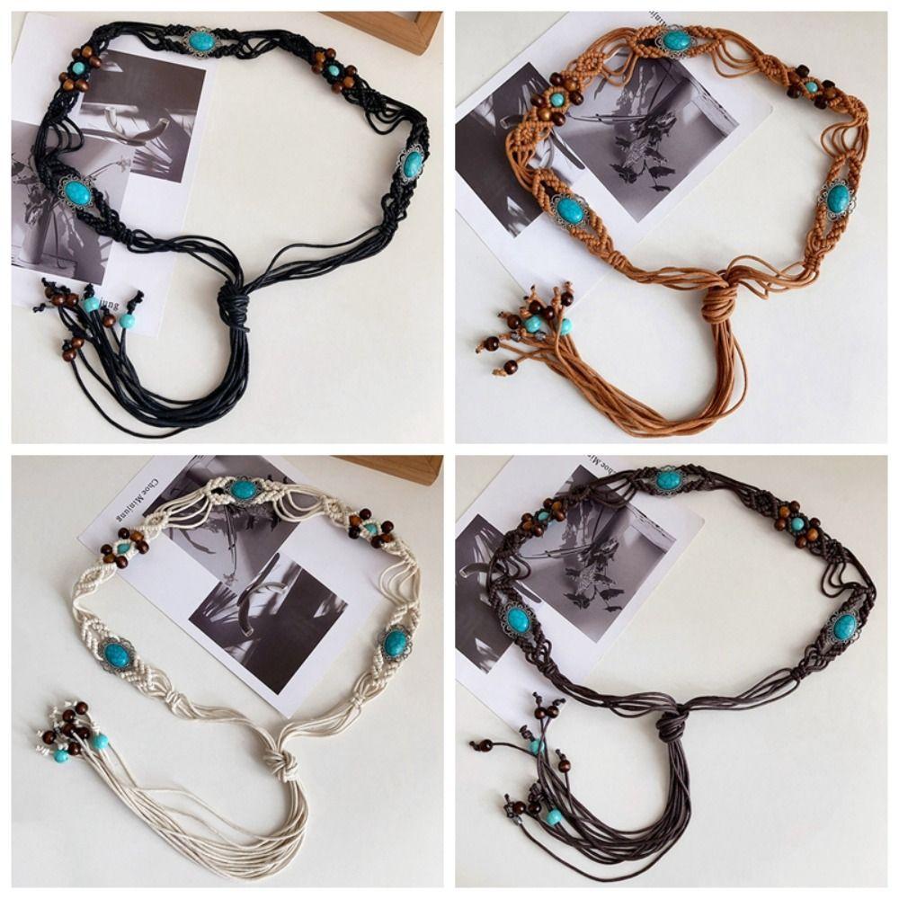 Versatile Braided Waist Belt Bohemian Dress Chain Waist All-Matched Woven Belt Women
Versatile Braided Waist Belt Bohemian Dress Chain Waist All-Matched Woven Belt Women