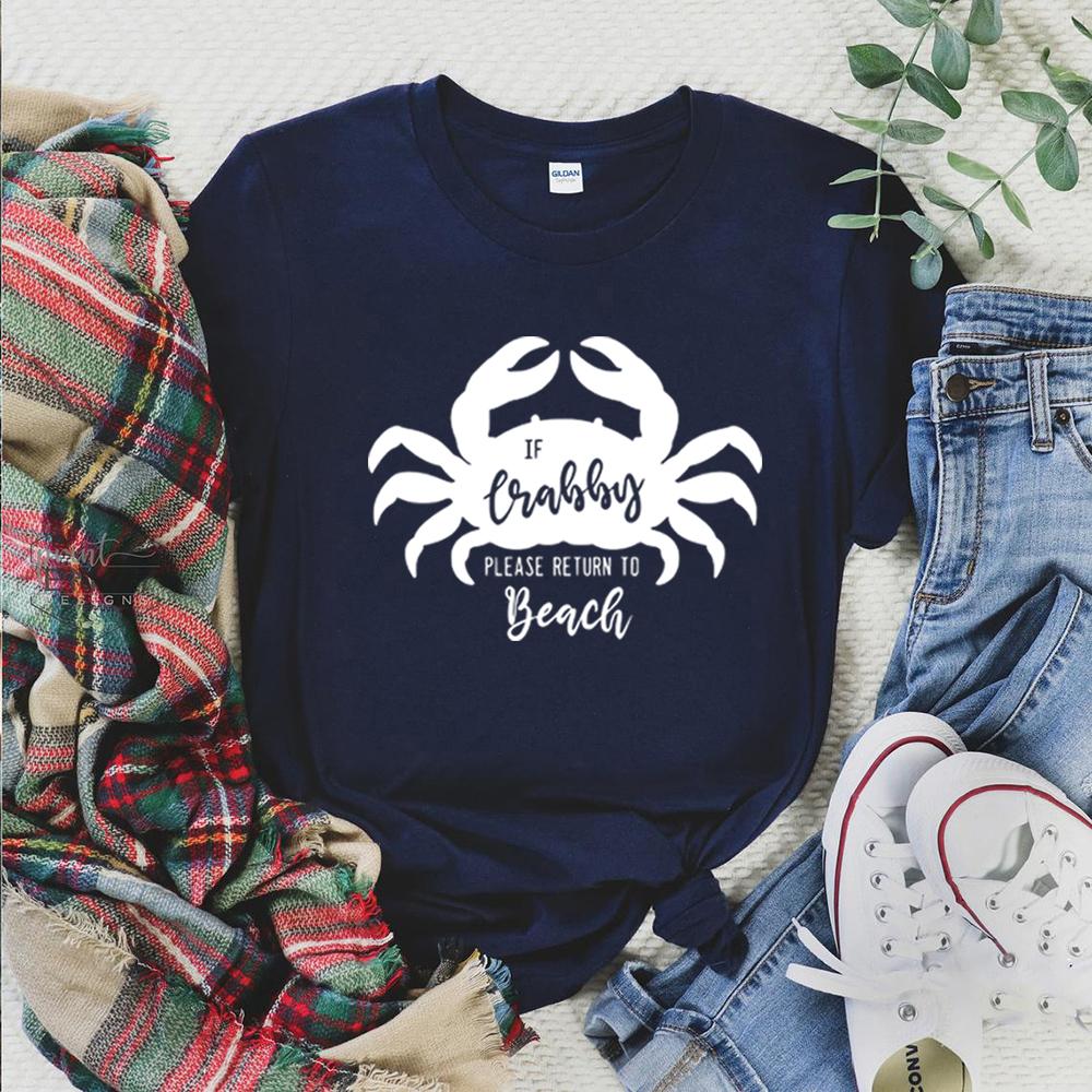 If Crabby Please Return To Beach TShirt Crab Shirt Vacation Tshirt Funny Beach Graphic Tee Unisex T Shirt Short Sleeve Tshirt 4XL
If Crabby Please Return To Beach TShirt Crab Shirt Vacation Tshirt Funny Beach Graphic Tee Unisex T Shirt Short Sleeve Tshirt 4XL