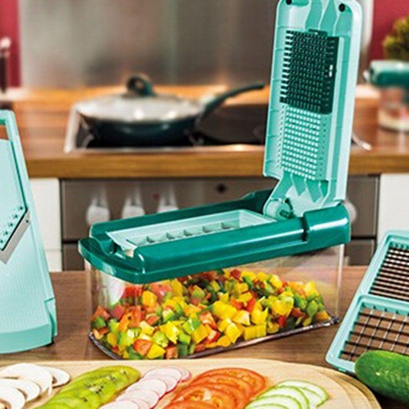 Multi-functional Easy Food Chopper Vegetable Cutter Slicer With Durable Stainless Steel Blades For Effortless Kitchen Prep 13pcs/set
Multi-functional Easy Food Chopper Vegetable Cutter Slicer With Durable Stainless Steel Blades For Effortless Kitchen Prep 13pcs/set