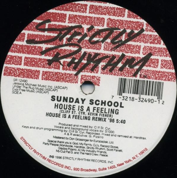 12-дюймовая пластинка SUNDAY SCHOOL House Is A Feeling Remix 96 SR12490 Strictly Rhythm 1996 US Dance Electronica Б/у
12-дюймовая пластинка SUNDAY SCHOOL House Is A Feeling Remix 96 SR12490 Strictly Rhythm 1996 US Dance Electronica Б/у