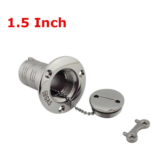 38mm/50mm Deck Filler Marine Hardware 316 Stainless Steel Water Waste Diesel Gas Fuel Key Cap Deck Filler Boat Accessory 1.5inch 38mm Gas
38mm/50mm Deck Filler Marine Hardware 316 Stainless Steel Water Waste Diesel Gas Fuel Key Cap Deck Filler Boat Accessory 1.5inch 38mm Gas