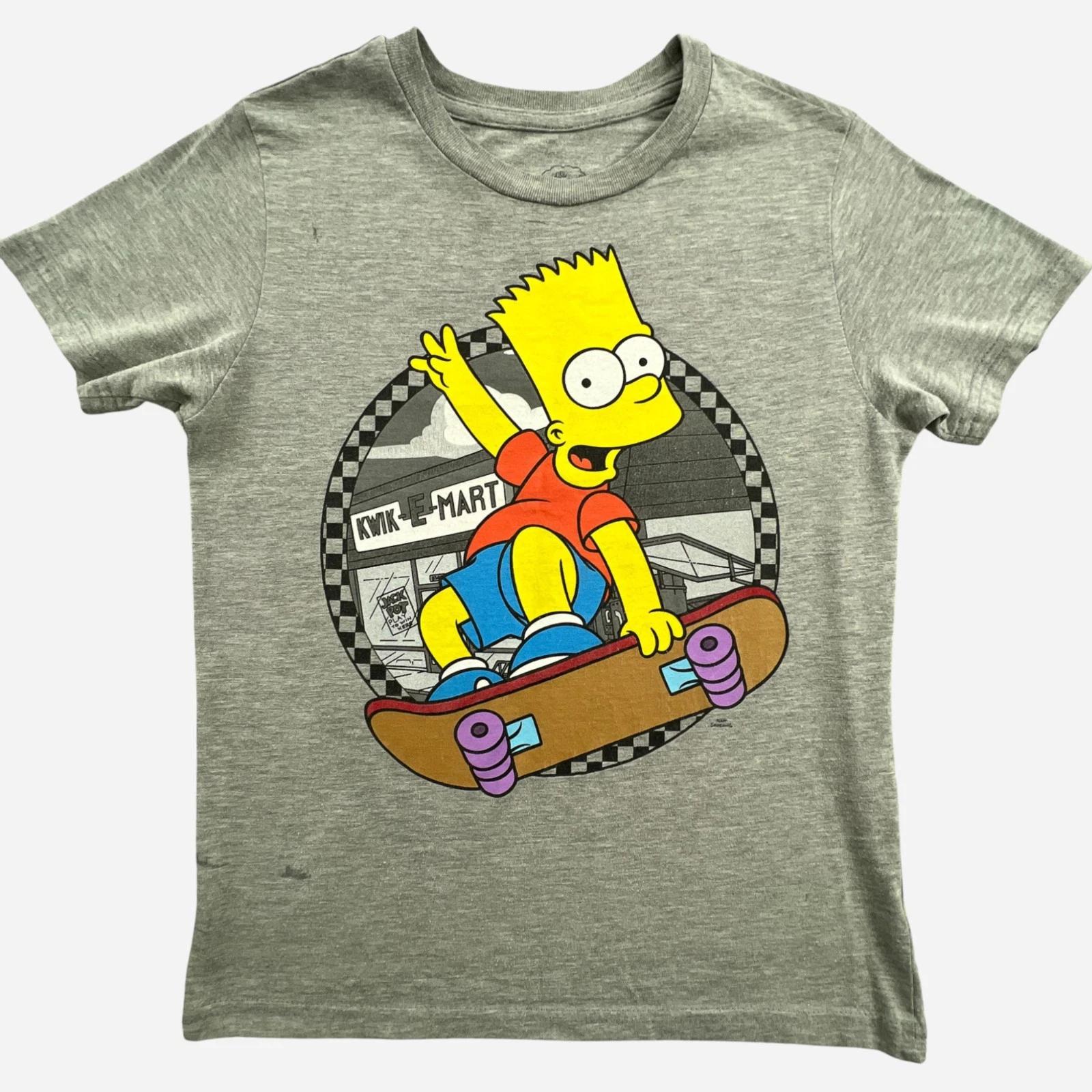 Bart Simpson T Shirt Boys Medium Gray Skateboarding Quick E Mart Graphic Tee 4XL
Bart Simpson T Shirt Boys Medium Gray Skateboarding Quick E Mart Graphic Tee 4XL