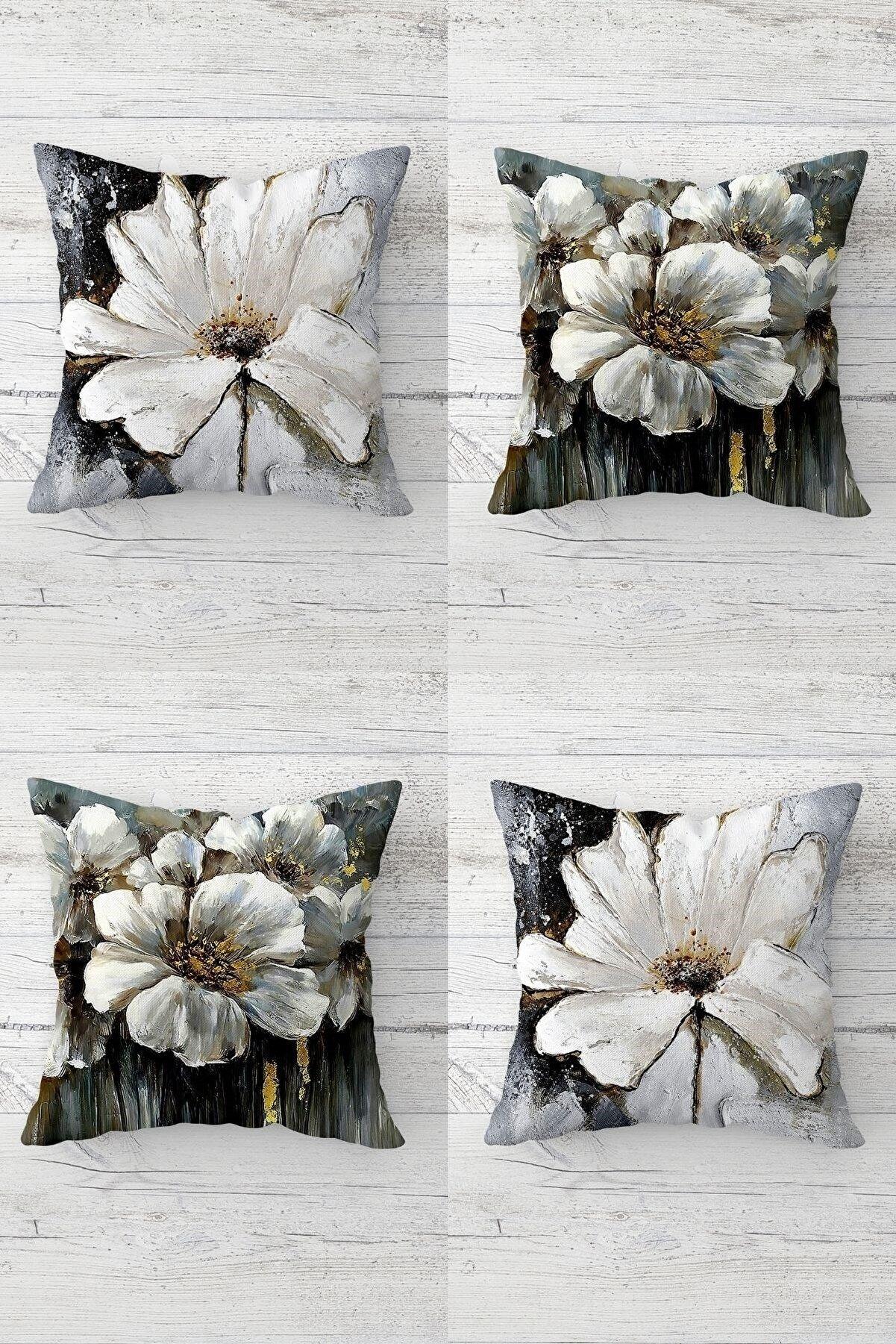 Watercolor Flowers Patterned Throw Pillow Cover with Hidden Zipper Sofa Pillow Case Set (4pcs)
Watercolor Flowers Patterned Throw Pillow Cover with Hidden Zipper Sofa Pillow Case Set (4pcs)