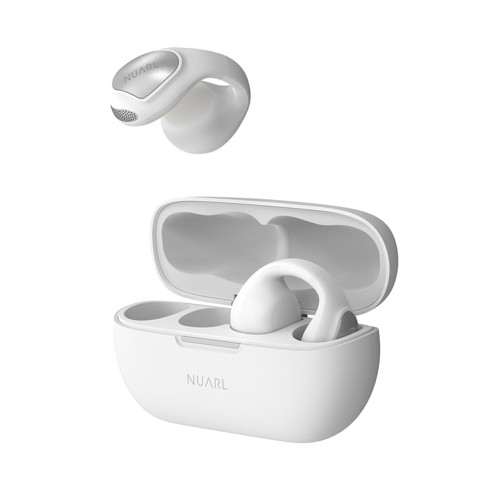 NUARL vClip Wireless Earbuds Open-Ear, Ear-Cuff Style (Neutral White) білий
NUARL vClip Wireless Earbuds Open-Ear, Ear-Cuff Style (Neutral White) білий