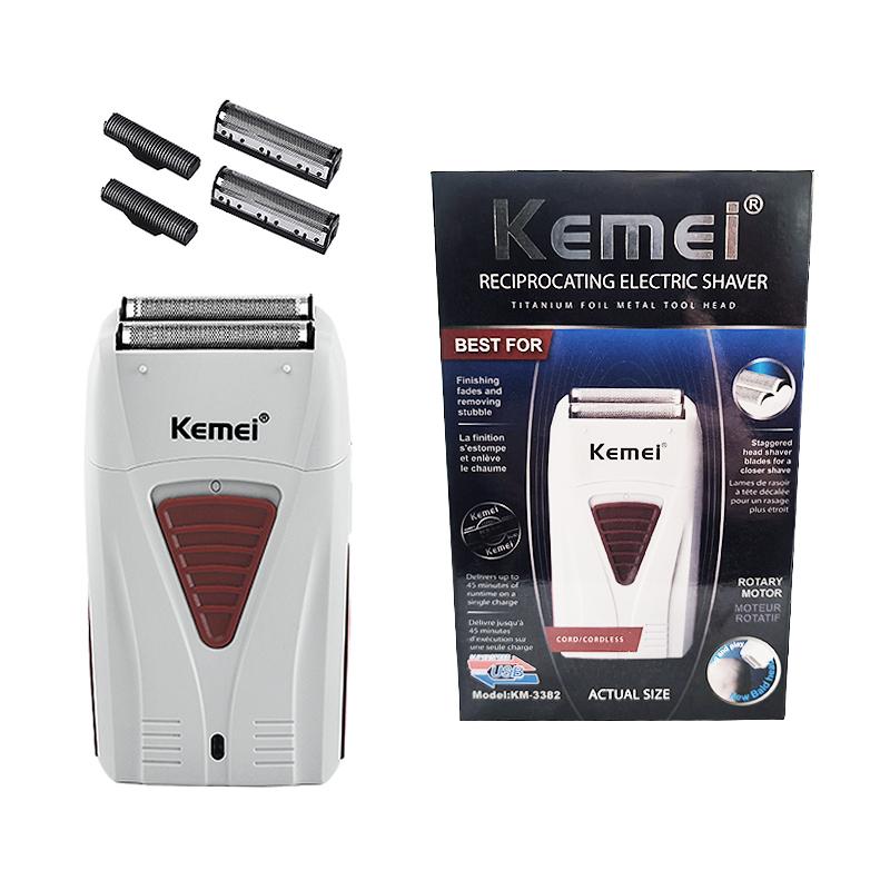 Kemei 3382 Профессиональная перезаряжаемая машинка для стрижки волос 0 мм Бритва для удаления волос с голой головой Высококачественная электрическая бритва для мужчин Беспроводная
Kemei 3382 Профессиональная перезаряжаемая машинка для стрижки волос 0 мм Бритва для удаления волос с голой головой Высококачественная электрическая бритва для мужчин Беспроводная