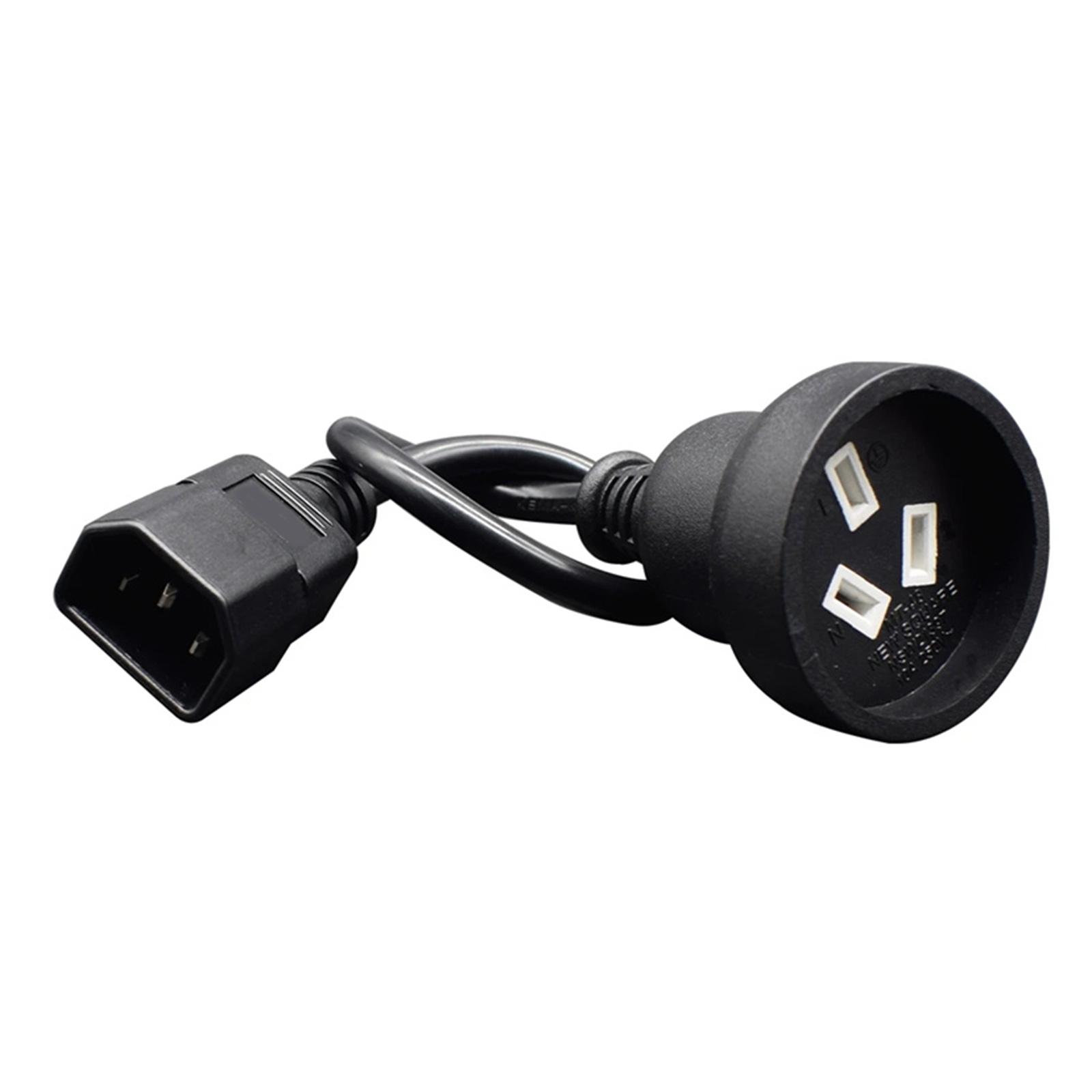 11.8inch IEC320 C14 Male Port to SAA Australia AU 3Pin Female Power Cord Wire Converters Extension Cable Short Line
11.8inch IEC320 C14 Male Port to SAA Australia AU 3Pin Female Power Cord Wire Converters Extension Cable Short Line