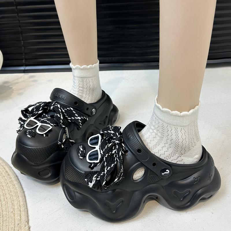 Black White Chunky Platform Sandals Woman Fashion Diy Thick Sole Clogs for Women Summer Non Slip Beach Sandals Eva Garden Shoes 40-41 білий
Black White Chunky Platform Sandals Woman Fashion Diy Thick Sole Clogs for Women Summer Non Slip Beach Sandals Eva Garden Shoes 40-41 білий