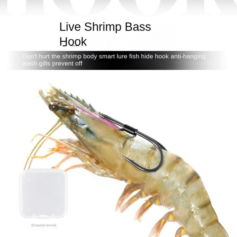 5pcs Pickerel Live Shrimp Bait Hooks Double hook Hawksbill Single Hook Fishing Hook Sea Fishing 1/0#-2pcs
5pcs Pickerel Live Shrimp Bait Hooks Double hook Hawksbill Single Hook Fishing Hook Sea Fishing 1/0#-2pcs
