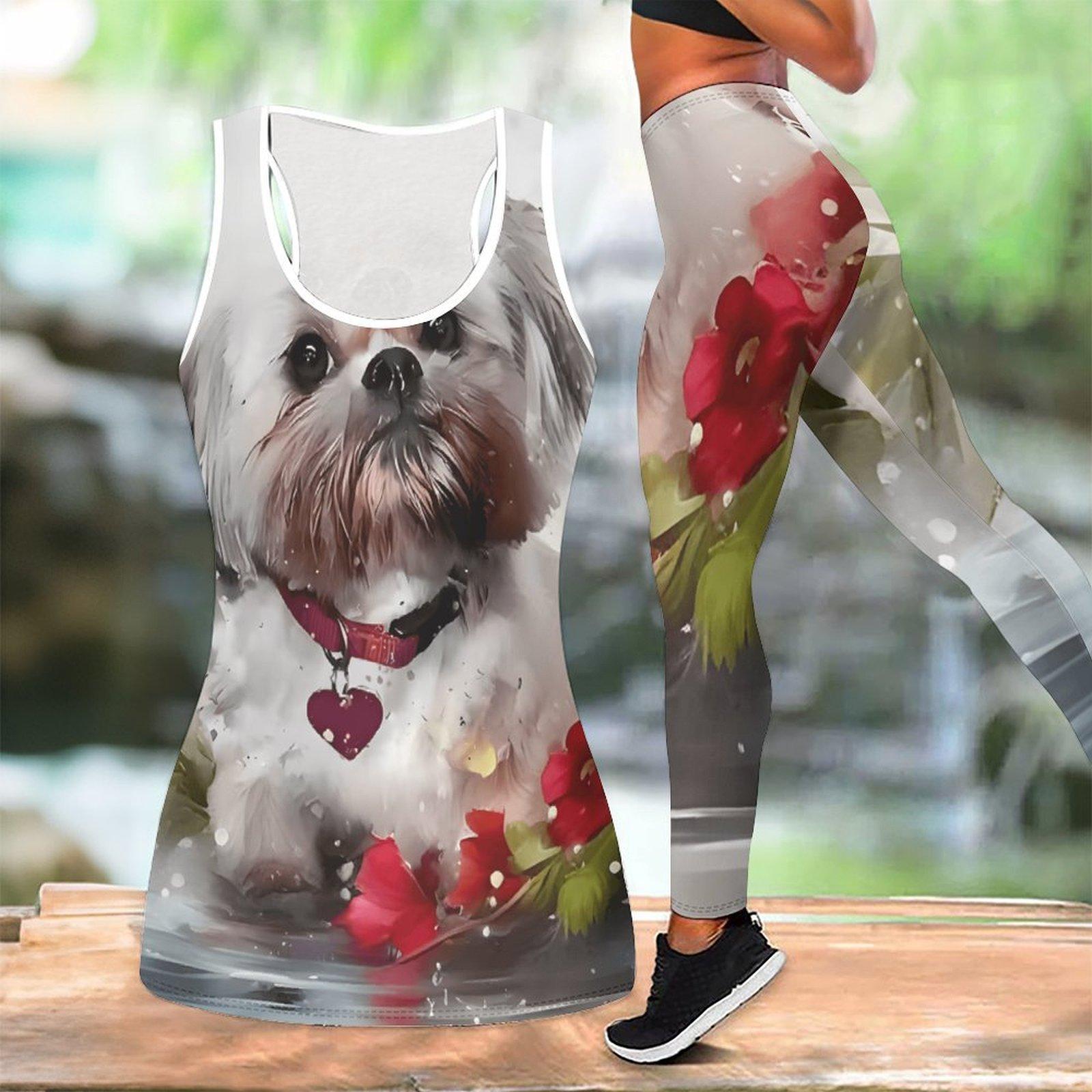Cute Puppy Print Yoga Outfit for Women Fashion Workout Leggings Fitness Sports Casual Yoga Set Sports Suit XXL
Cute Puppy Print Yoga Outfit for Women Fashion Workout Leggings Fitness Sports Casual Yoga Set Sports Suit XXL