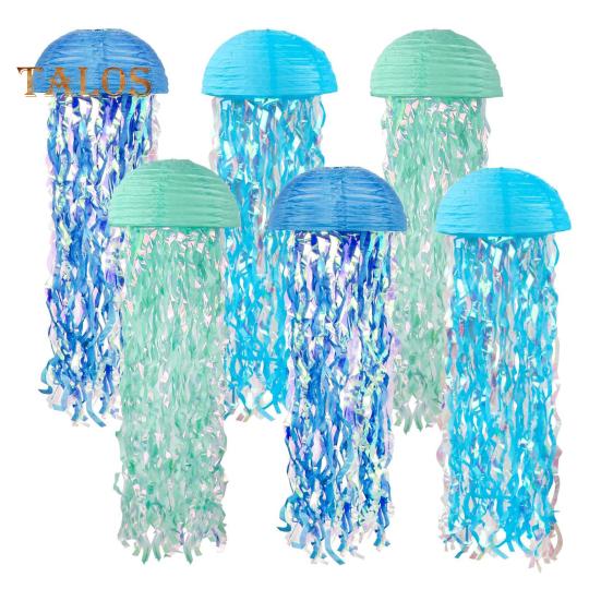 6 штук в упаковке с медузами, градиентные синие бумажные фонарики на тему океана, украшения для пляжа, бассейна, классной комнаты, подвесной декор для вечеринки по случаю дня рождения русалки синий
6 штук в упаковке с медузами, градиентные синие бумажные фонарики на тему океана, украшения для пляжа, бассейна, классной комнаты, подвесной декор для вечеринки по случаю дня рождения русалки синий