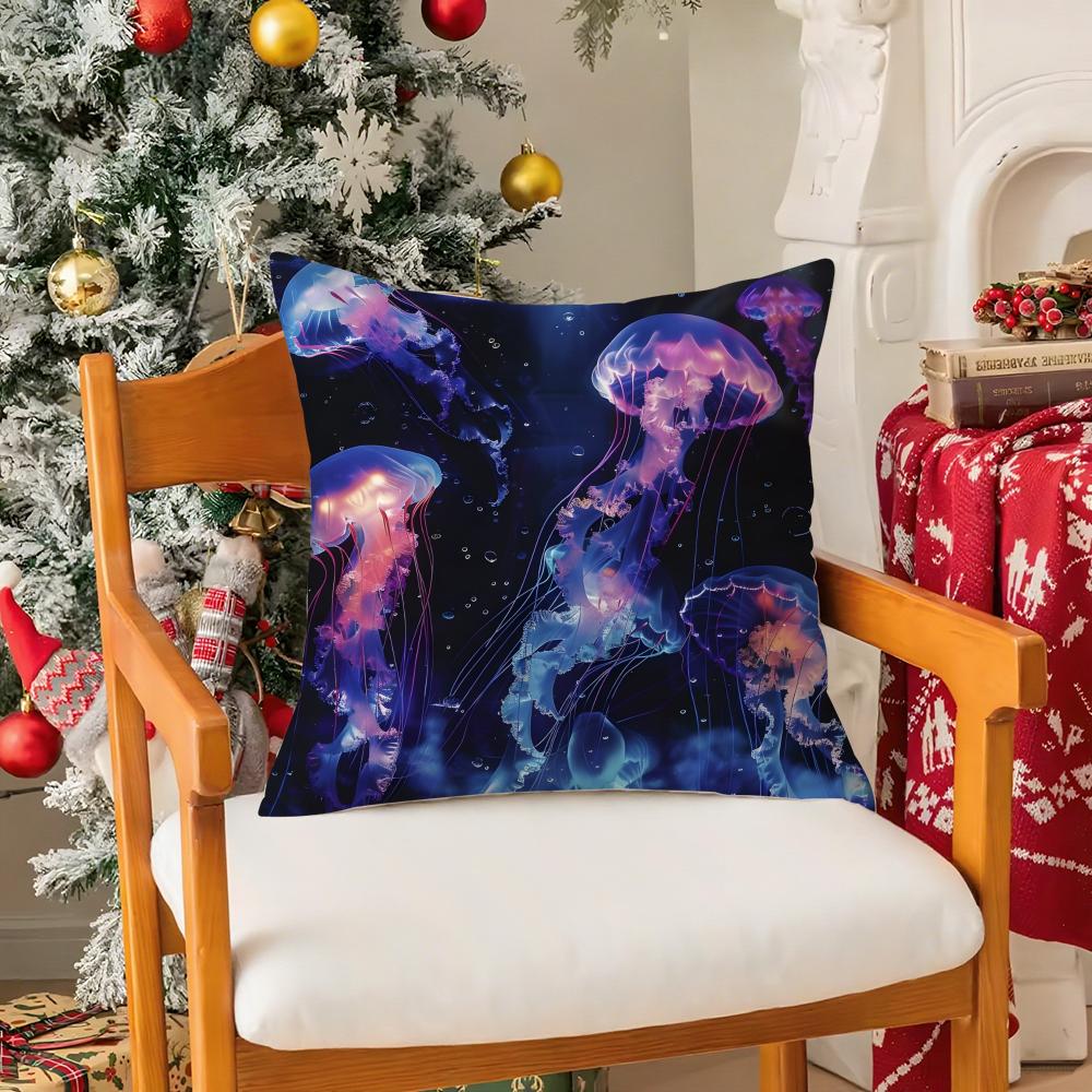 Beautiful Marine Life Jellyfish Pillow Case Silky Short Plush With Invisible Zipper Dustproof Sofa Cushion Cover For Home Decor 30X30cm
Beautiful Marine Life Jellyfish Pillow Case Silky Short Plush With Invisible Zipper Dustproof Sofa Cushion Cover For Home Decor 30X30cm