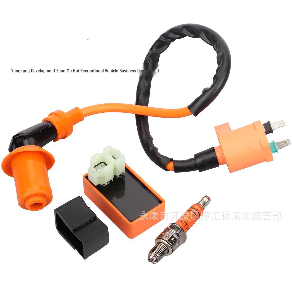 Scooter/ATV 4-Wheel Beach Buggy Igniter: GY6 50-150CC CDI & A7TJC Spark Plug
Scooter/ATV 4-Wheel Beach Buggy Igniter: GY6 50-150CC CDI & A7TJC Spark Plug