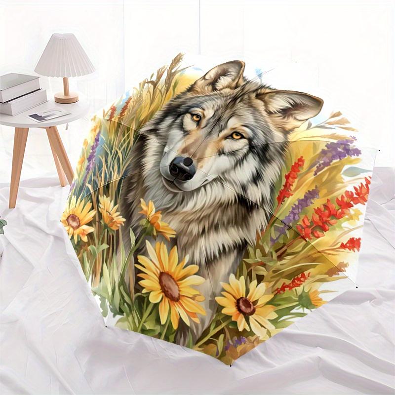 1pc Wolf Amidst Sunflowers and Lavender Automatic Open/CloseUmbrella,Compact Umbrella for Men & Women Day Gift.C031
1pc Wolf Amidst Sunflowers and Lavender Automatic Open/CloseUmbrella,Compact Umbrella for Men & Women Day Gift.C031