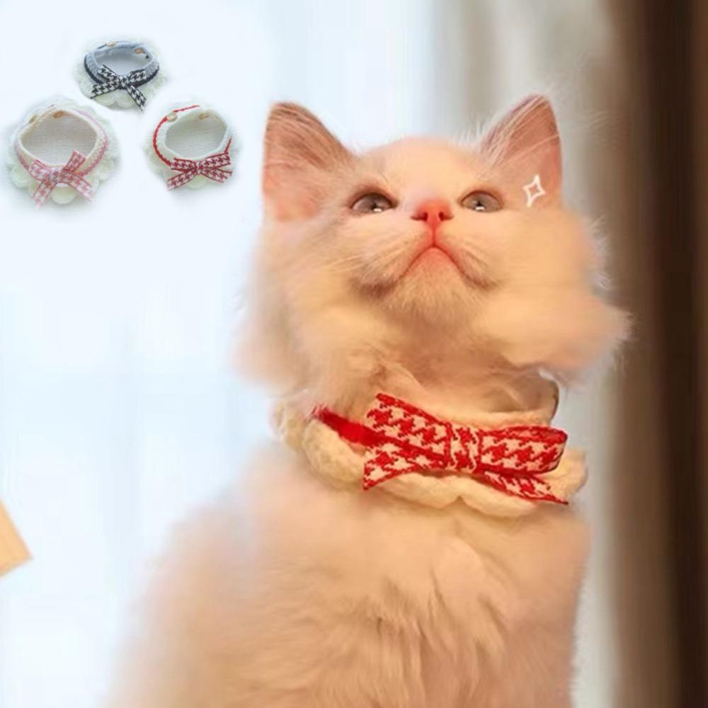 2pcs Hand-knitted Dog Cat Collar Bow-knot Pet Dog Accessories Cute Pet Cat Saliva Towel Kitten
2pcs Hand-knitted Dog Cat Collar Bow-knot Pet Dog Accessories Cute Pet Cat Saliva Towel Kitten