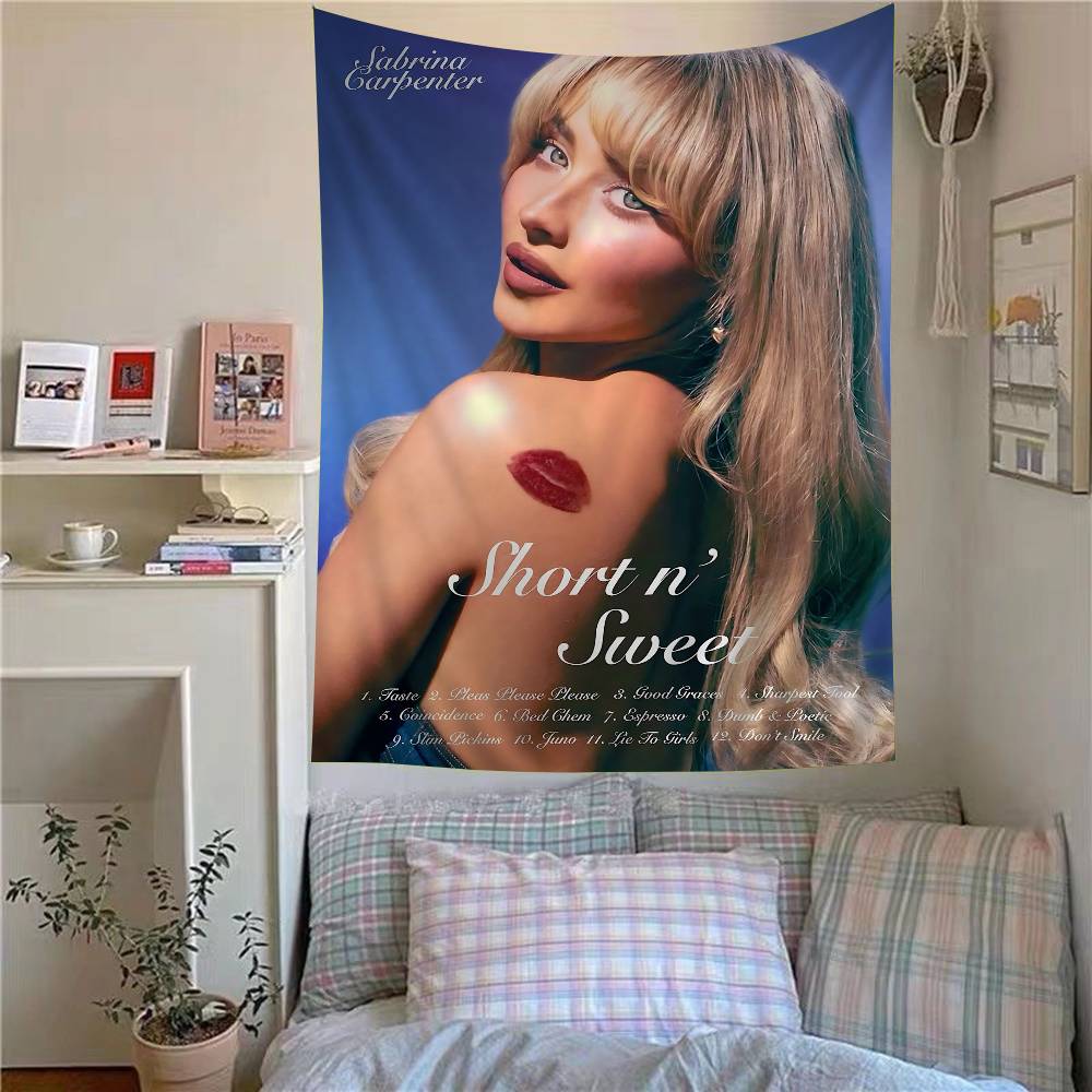 Singer SSabrina Carpenter Cartoon Tapestry Art Science Fiction Room Home Decor Wall Hanging Home Decor 74x94cm(29x37in)
Singer SSabrina Carpenter Cartoon Tapestry Art Science Fiction Room Home Decor Wall Hanging Home Decor 74x94cm(29x37in)