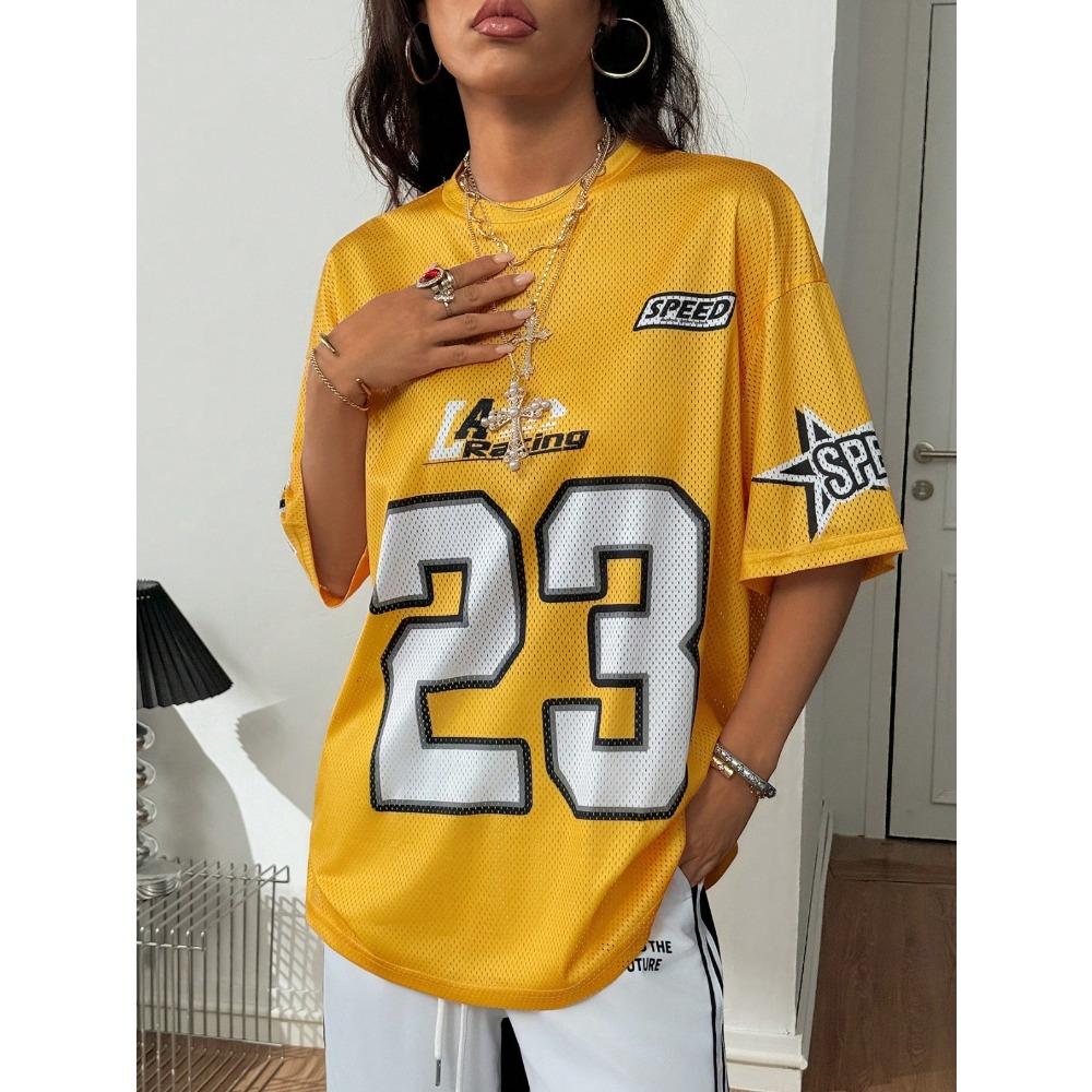 Women s Streetwear Sports T-shirt with Square Print, Casual Streetwear Top XXS
Women s Streetwear Sports T-shirt with Square Print, Casual Streetwear Top XXS