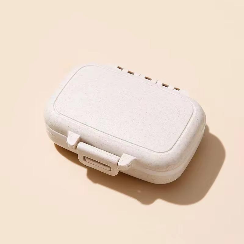 Mini Travel Pill Box 3 Dividers Wheat Straw Medicine Case Airtight & Waterproof Vitamin Organizer белый
Mini Travel Pill Box 3 Dividers Wheat Straw Medicine Case Airtight & Waterproof Vitamin Organizer белый