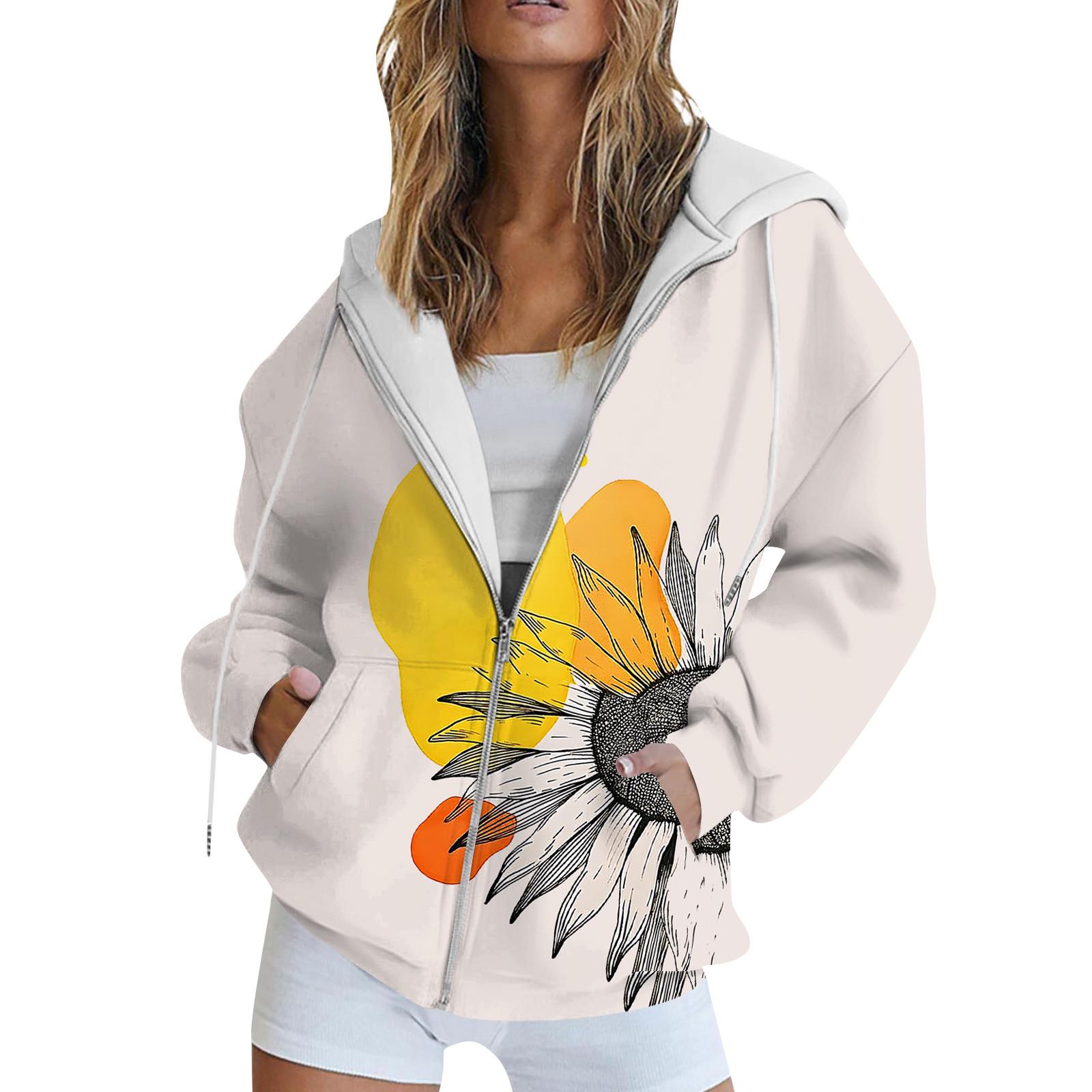 Женская толстовка с длинным рукавом и принтом, куртка с длинными рукавами и карманами, на молнии, пальто с капюшоном L бежевый
Женская толстовка с длинным рукавом и принтом, куртка с длинными рукавами и карманами, на молнии, пальто с капюшоном L бежевый