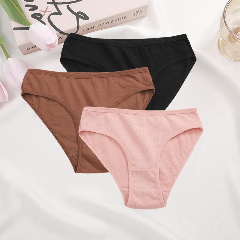 3PCS/Set Cotton Panties Jacquard Design Pattern Women Panties Underwear Sexy Female Lingerie Briefs Solid Color Intimate Pantys S
3PCS/Set Cotton Panties Jacquard Design Pattern Women Panties Underwear Sexy Female Lingerie Briefs Solid Color Intimate Pantys S