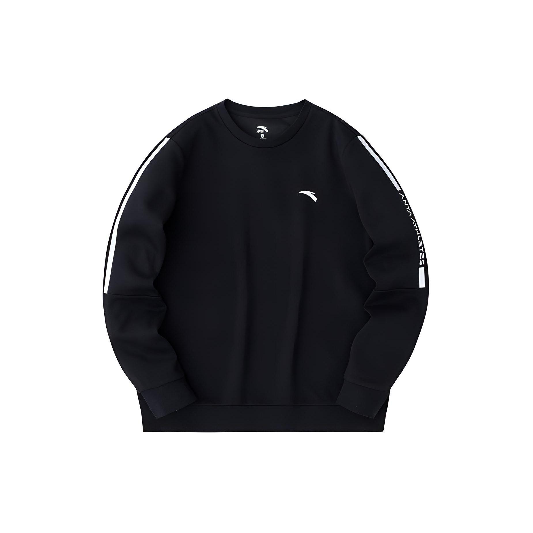 Anta Striped Letter Round Neck Pullover Warm Sweatshirt Men sweatshirt Basic-Black 152417712-3 M
Anta Striped Letter Round Neck Pullover Warm Sweatshirt Men sweatshirt Basic-Black 152417712-3 M