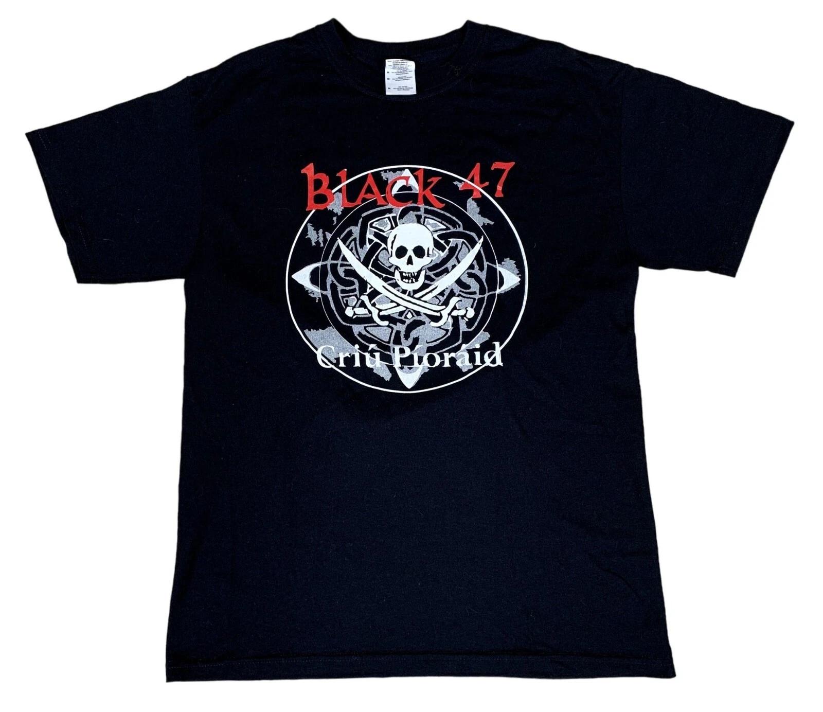 Black 47 Criu Pioraid Ireland Black T-Shirt Size Medium M
Black 47 Criu Pioraid Ireland Black T-Shirt Size Medium M