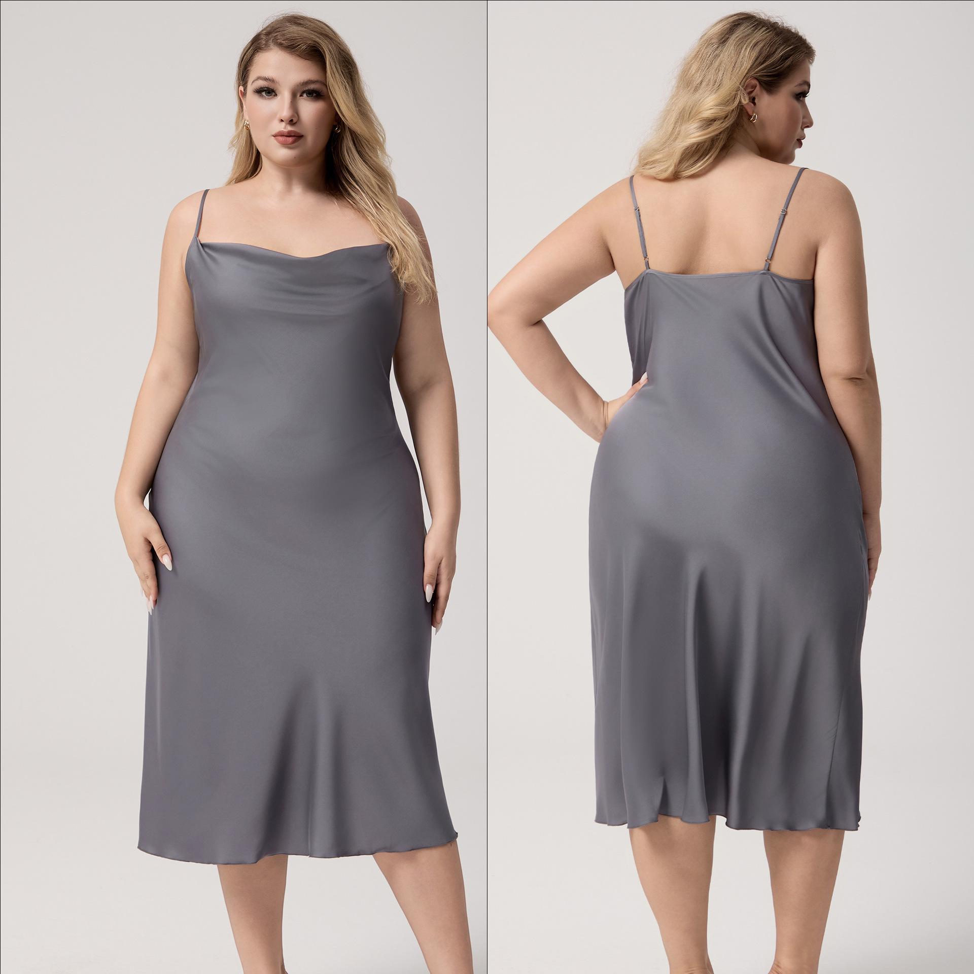 Yaoting Плюс Сайз Сатиновый Ночной Сорочка с Вырезом-Драпировкой - Женская Свободная Пижама на Бретельках-Спагетти 1XL
Yaoting Плюс Сайз Сатиновый Ночной Сорочка с Вырезом-Драпировкой - Женская Свободная Пижама на Бретельках-Спагетти 1XL