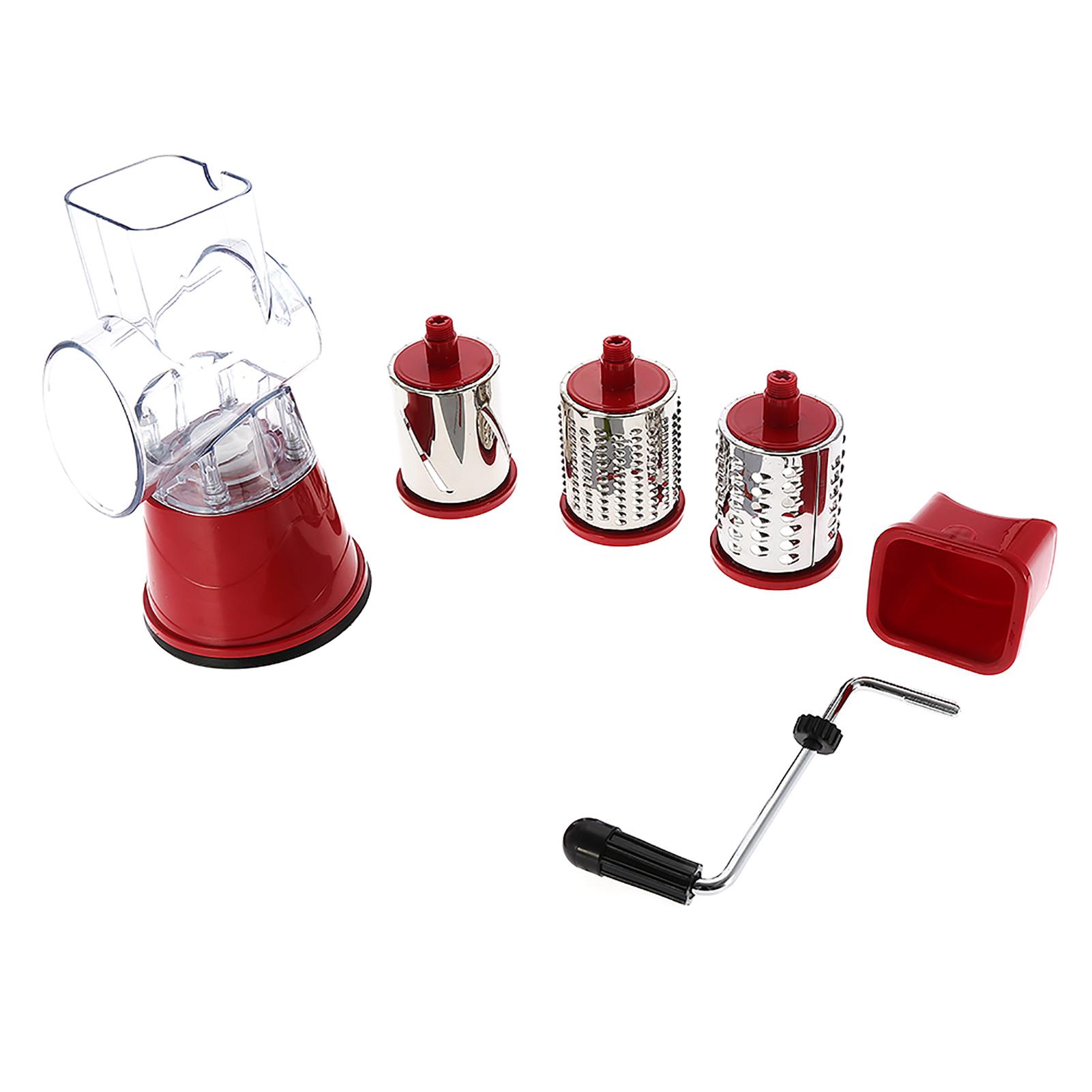 Manual Rotary Drum Grater Stainless Steel Cheese Grater Vegetables Cutter Slicing Tool Shredder Red Red
Manual Rotary Drum Grater Stainless Steel Cheese Grater Vegetables Cutter Slicing Tool Shredder Red Red