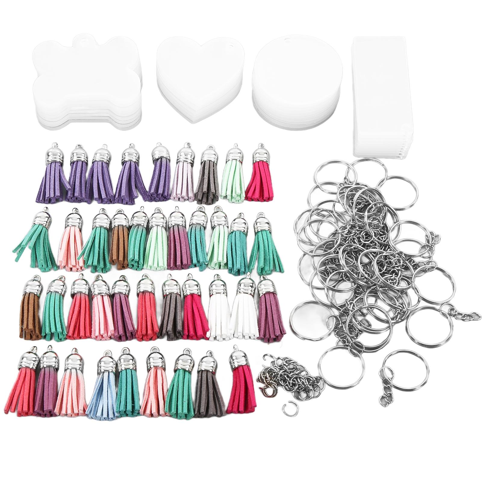 DIY Keychain Set Special Shape Acrylic Blanks HandMade Key Chain Pendants Making Accessories
DIY Keychain Set Special Shape Acrylic Blanks HandMade Key Chain Pendants Making Accessories