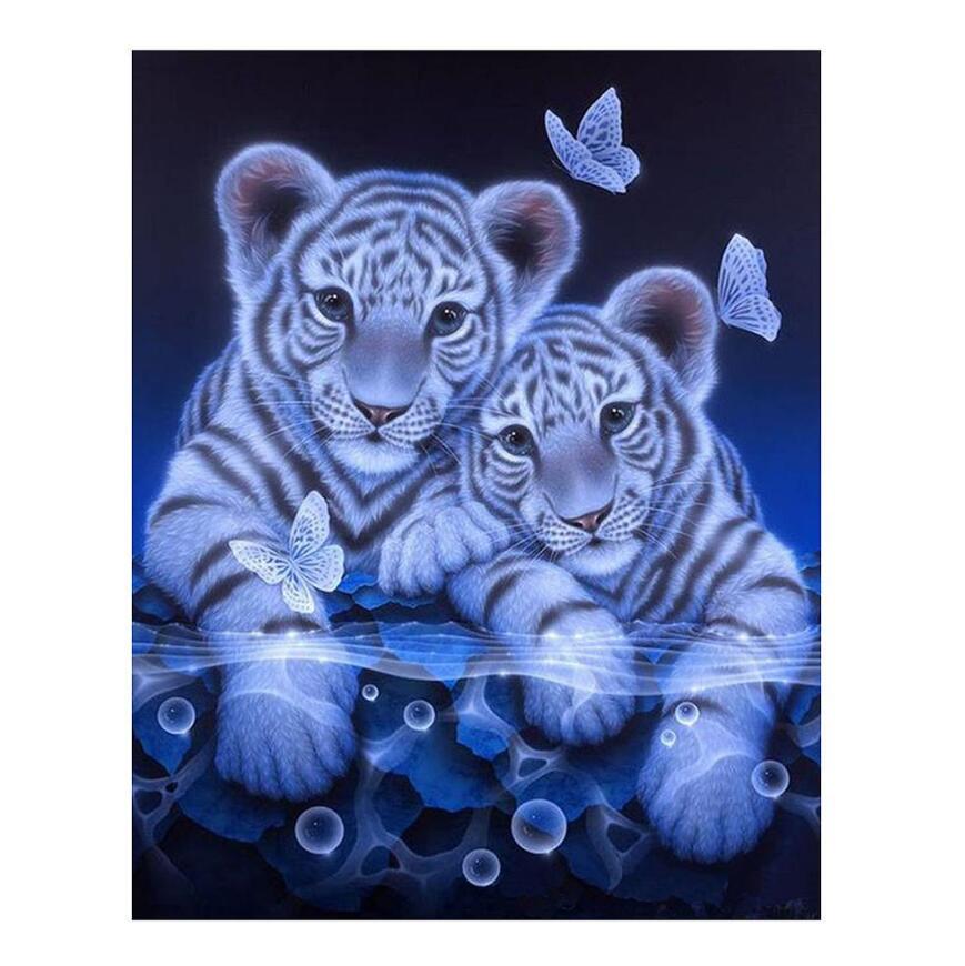 2 Tigers 5D Painting Craft Embroidery DIY Cross Stitch Home Decor
2 Tigers 5D Painting Craft Embroidery DIY Cross Stitch Home Decor
