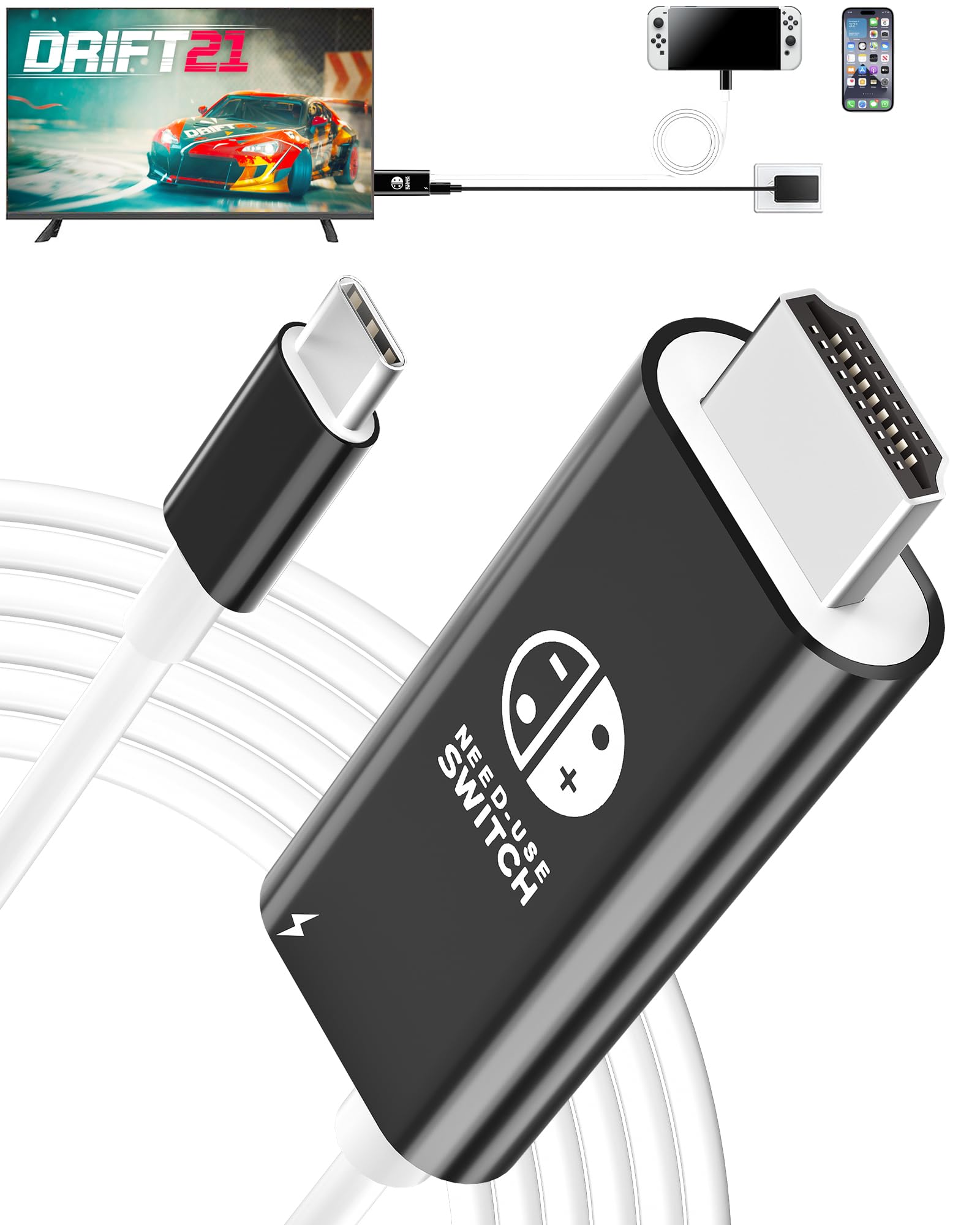 Switch Dock Genuine Switch Dock Switch Dock Type C iPhone Hdmi Switch 4K TV Output Multifunction Adapter HDMI Cable Thunderbolt iPhone15 Pro Max
Switch Dock Genuine Switch Dock Switch Dock Type C iPhone Hdmi Switch 4K TV Output Multifunction Adapter HDMI Cable Thunderbolt iPhone15 Pro Max