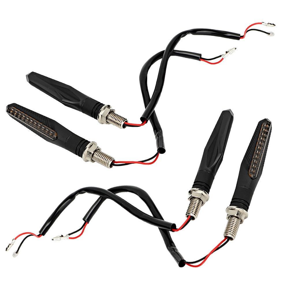 4pcs LED Flowing Water Turn Signal Light Indicator Blinker Flasher for Motorcycle
4pcs LED Flowing Water Turn Signal Light Indicator Blinker Flasher for Motorcycle