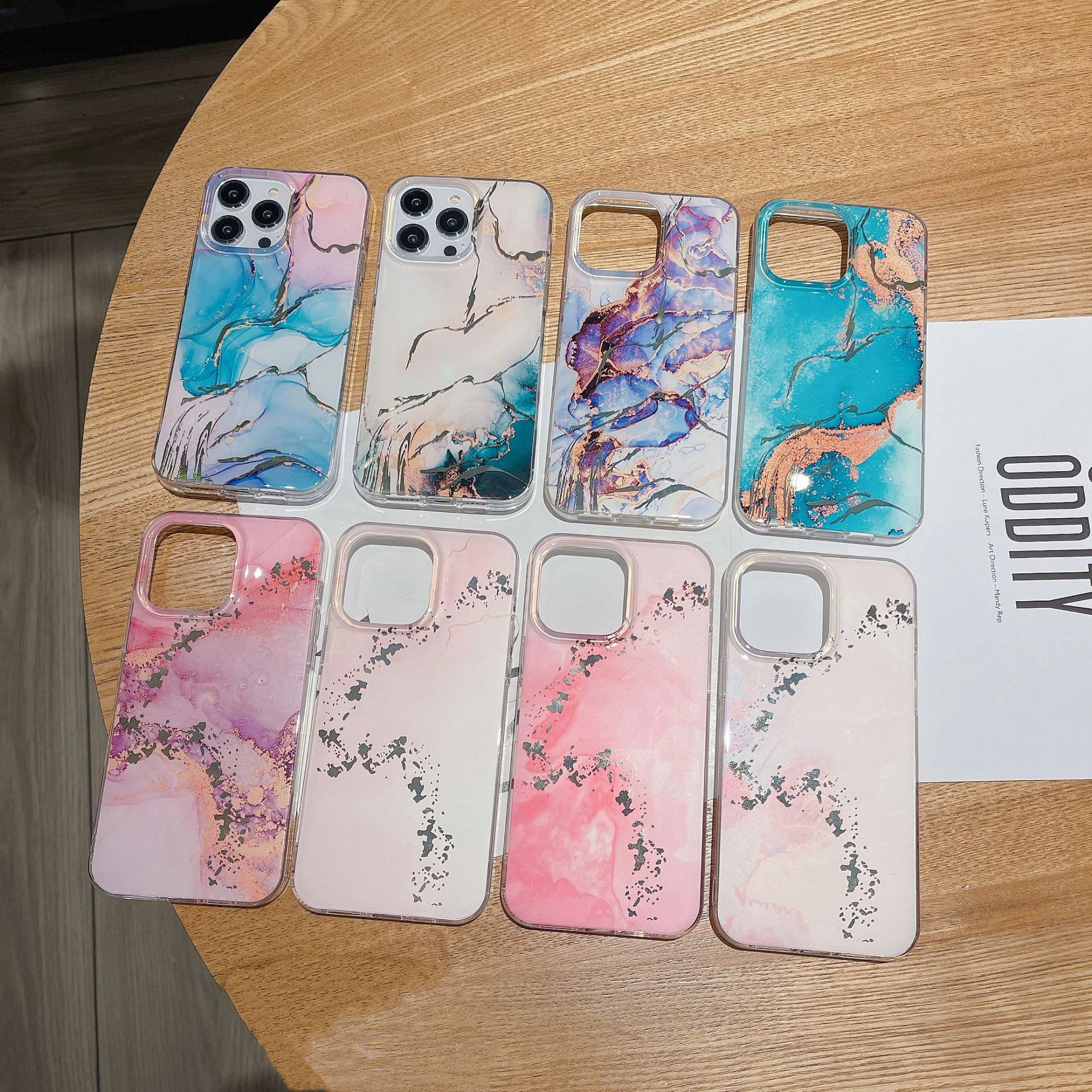 IPhone 15 Mobile Phone Glazed Marble Shell Suitable for Apple 13/14/15 ProMax Gold Stamping Full Package iPhone16
IPhone 15 Mobile Phone Glazed Marble Shell Suitable for Apple 13/14/15 ProMax Gold Stamping Full Package iPhone16