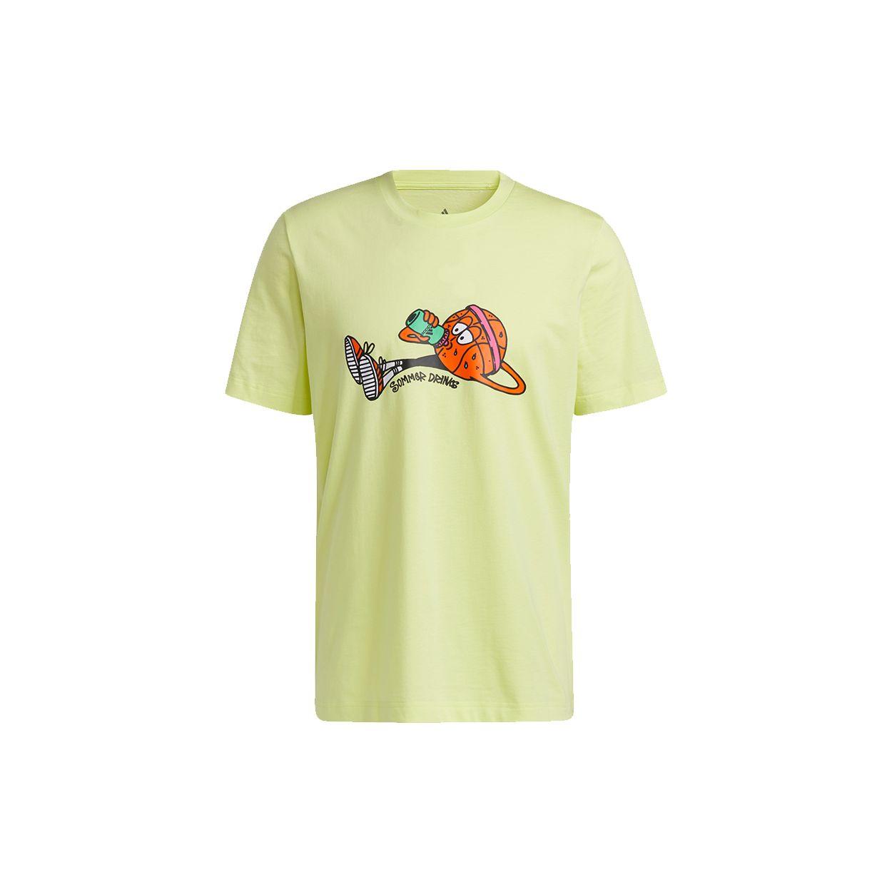 Adidas Lil Stripe Gato Fun с мультяшным принтом, спортивная футболка с короткими рукавами, мужские топы, лимонно-желтый HB5484
Adidas Lil Stripe Gato Fun с мультяшным принтом, спортивная футболка с короткими рукавами, мужские топы, лимонно-желтый HB5484
