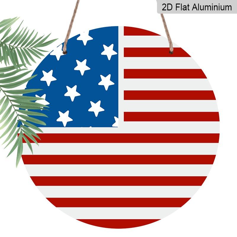 2D Flat Retro Aluminum Wall Decorations in Various Sizes. The American Independence Day Patriotic Star and Stripe Design Is Ideal for Home Décor and 20*20cm
2D Flat Retro Aluminum Wall Decorations in Various Sizes. The American Independence Day Patriotic Star and Stripe Design Is Ideal for Home Décor and 20*20cm