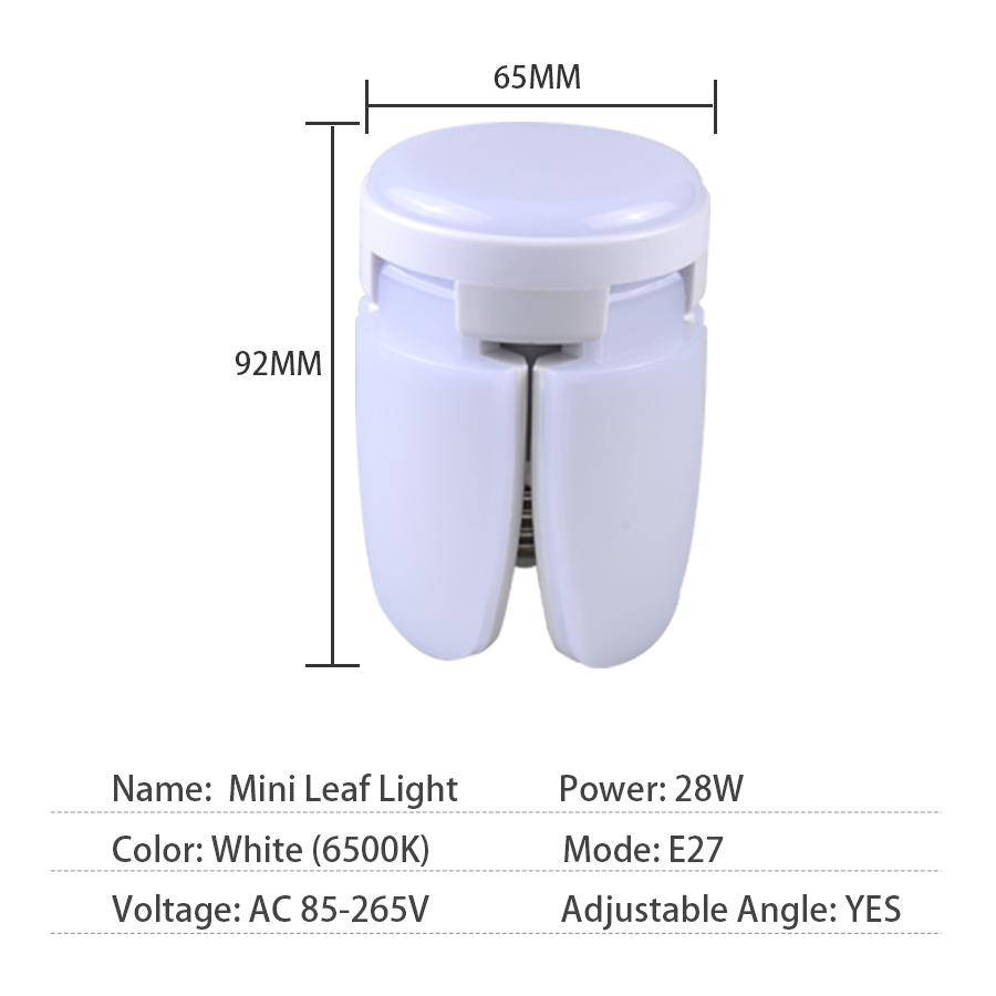 28W Foldable LED Bulb E27 Fan Blade LED Lamp AC 220V 110V Bombilla Lampada Spotlight for Home Ceiling Panel Room Garage Lighting AC 220V
28W Foldable LED Bulb E27 Fan Blade LED Lamp AC 220V 110V Bombilla Lampada Spotlight for Home Ceiling Panel Room Garage Lighting AC 220V
