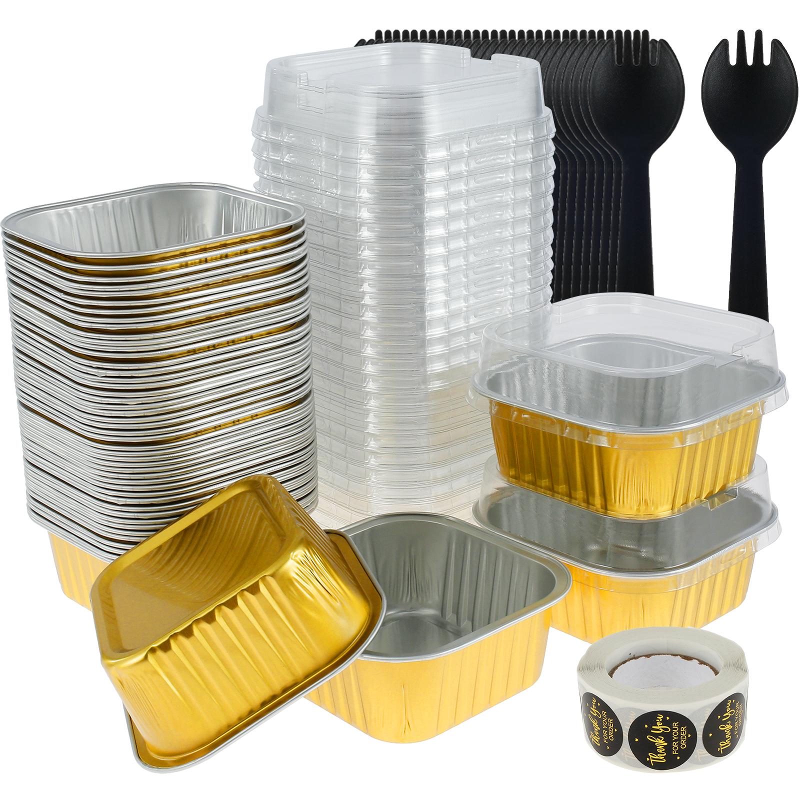 50 шт. Мини-формы для кексов с крышками и ложками Алюминиевые фольгированные формы для выпечки Мини-контейнеры для хлеба Формочки для кексов Формы для хлеба Кухонные принадлежности
50 шт. Мини-формы для кексов с крышками и ложками Алюминиевые фольгированные формы для выпечки Мини-контейнеры для хлеба Формочки для кексов Формы для хлеба Кухонные принадлежности