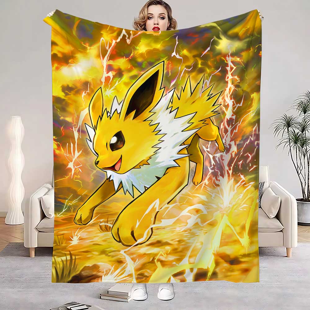 Decorative Sofa Blankets for Bed Kawaii Pokem-Jolteons Blanket Oversized Home Bedroom Decoration Bedspread the Throw Warm Winter 30x40in
Decorative Sofa Blankets for Bed Kawaii Pokem-Jolteons Blanket Oversized Home Bedroom Decoration Bedspread the Throw Warm Winter 30x40in
