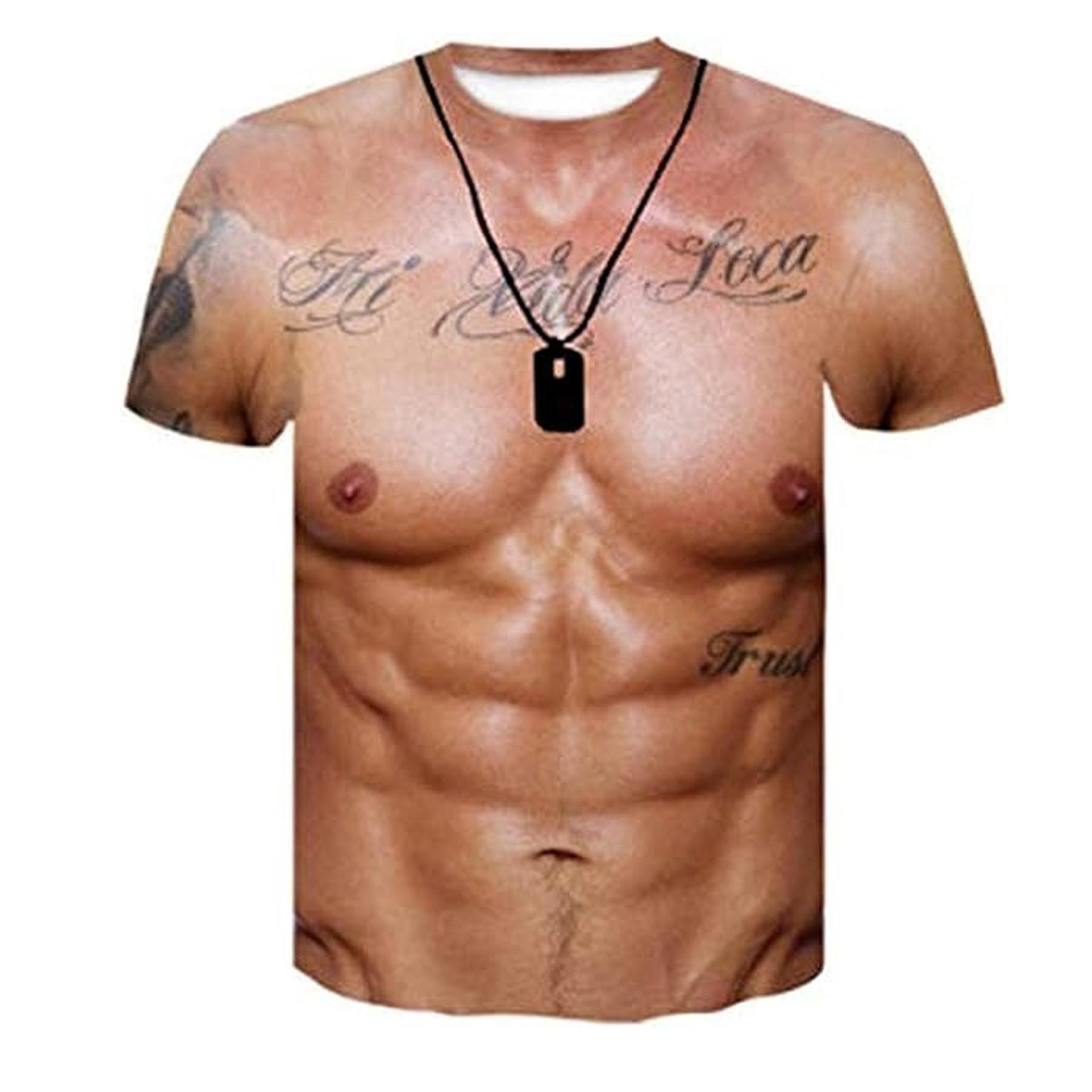 Summer New Fun Muscle Pattern 3d Printed T-Shirt For Men Short Sleeve Tee Street Clothing Breathable Loose Large O-Neck Top 5XL
Summer New Fun Muscle Pattern 3d Printed T-Shirt For Men Short Sleeve Tee Street Clothing Breathable Loose Large O-Neck Top 5XL